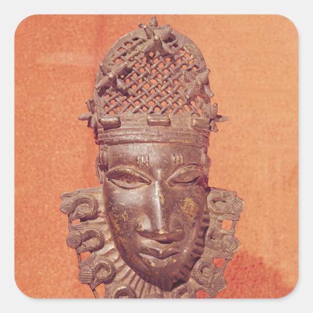 Mask, Benin Square Sticker (Front)