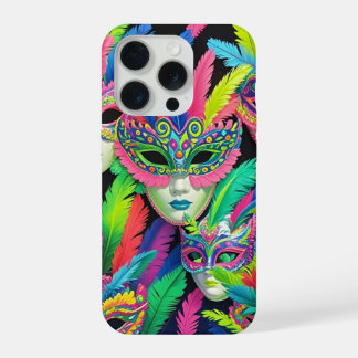 Mask carnival for fun iPhone 15 pro case