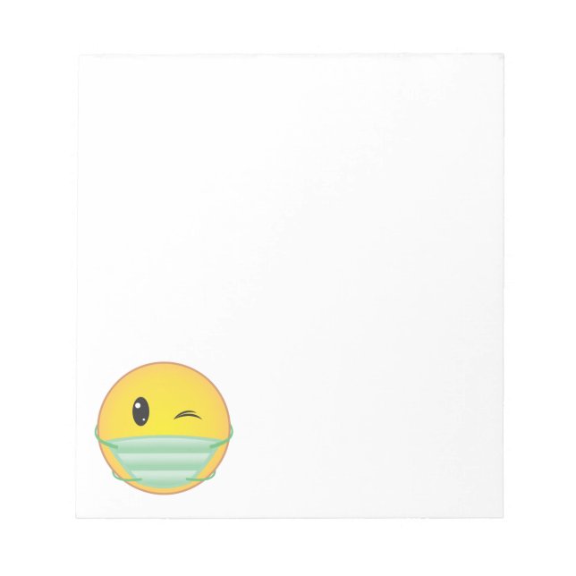 Mask Emoji Notepad (Front)