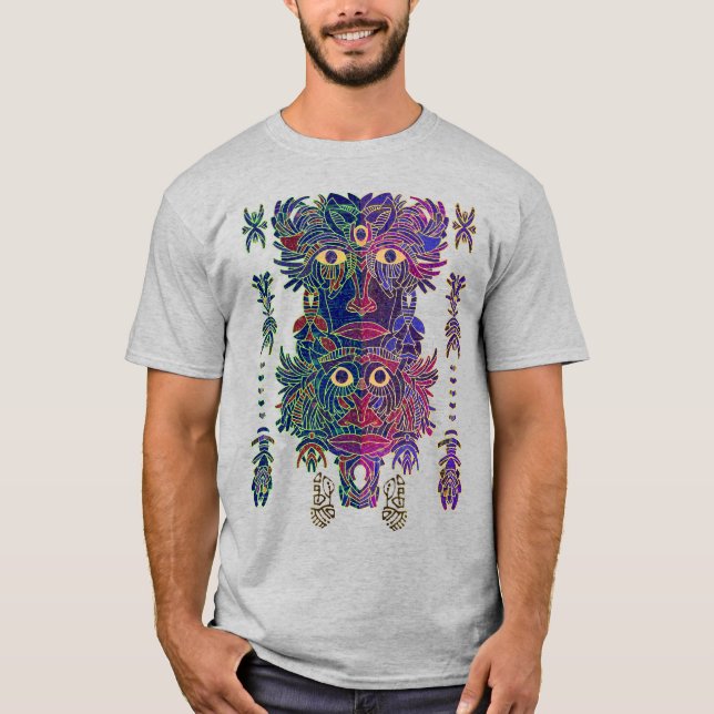 Mask Five Eyes Stare T-Shirt (Front)