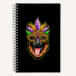 Mask German Shepherd Notebook
