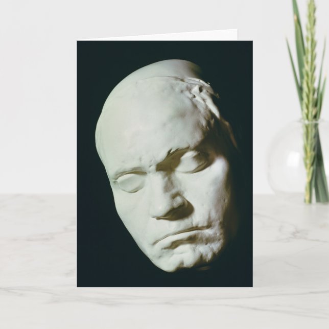 Mask of Beethoven,taken from life at the age of Card (Front)