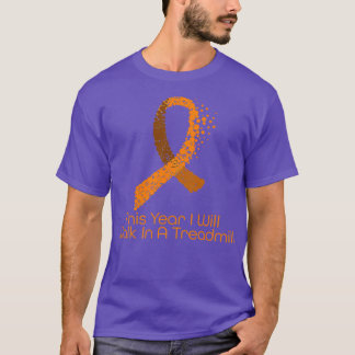 Mask of Multiple Sclerosis MS awareness ribbon Wal T-Shirt