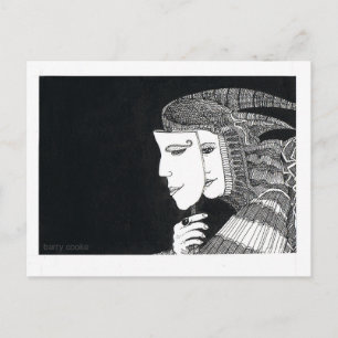 mask postcard