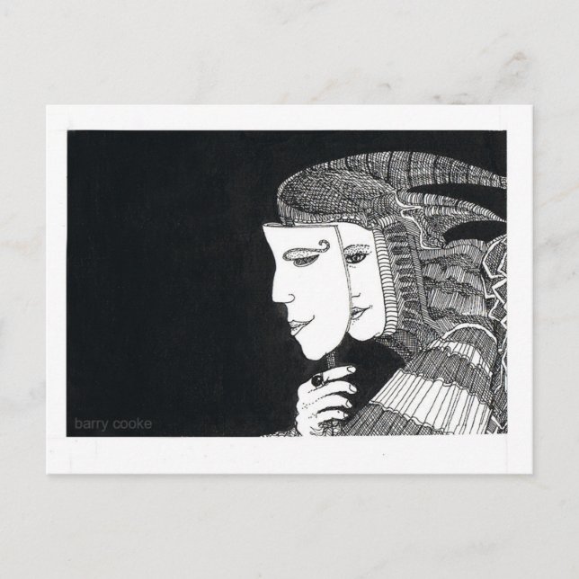 mask postcard (Front)