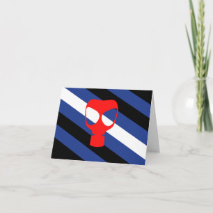 Mask Pride Flag Card