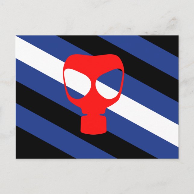 Mask Pride Flag Postcard (Front)
