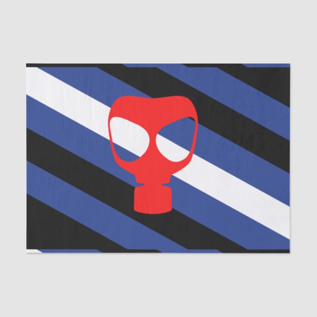 Mask Pride Flag Tissue Paper (Front)