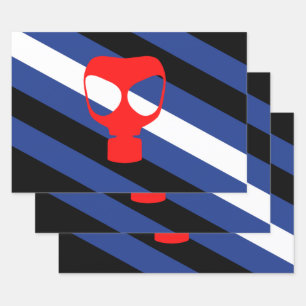 Mask Pride Flag Wrapping Paper Sheet