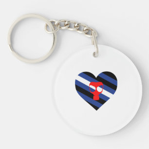 Mask Pride Key Ring