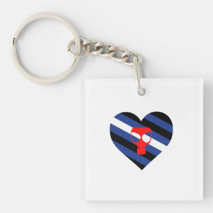 Mask Pride Key Ring