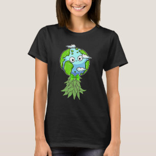 Mask Swinger Upside Down Pineapple Earth Day 2022 T-Shirt
