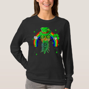 Mask Swinger Upside Down Pineapple St Patrick's Da T-Shirt