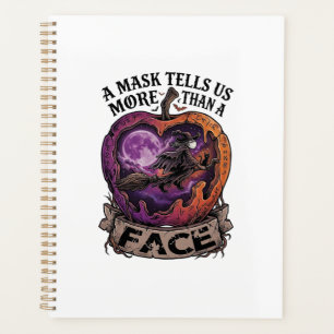 Mask Tells Us More Than Face Halloween Witch Apple Planner