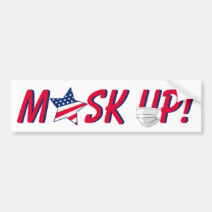 Mask Up! - America Bumper Sticker