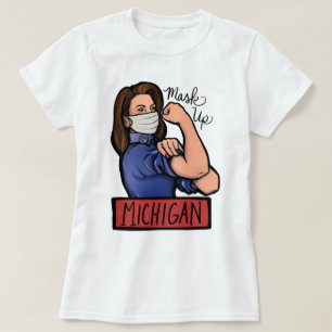 Mask Up Michigan Gretchen Whitmer Michigander T-Shirt