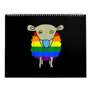 Mask-Wearing Sheep   Colourful Sheep Present Calendar
