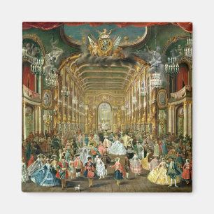 Masked Ball in the Hoftheater, Bonn, 1754 Magnet