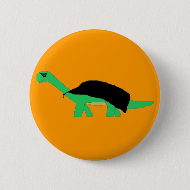 Masked Caped Apatosaurus pin (Front)