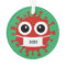Masked Coronavirus Acrylic Ornament