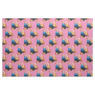 Masked Female Empowerment Thunder_Cove  Fabric