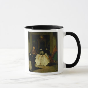 Masked Figures in a Venetian Coffee House Mug