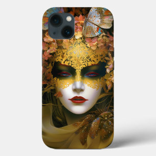 Masked Lady Fantasy Art iPhone 13 Case