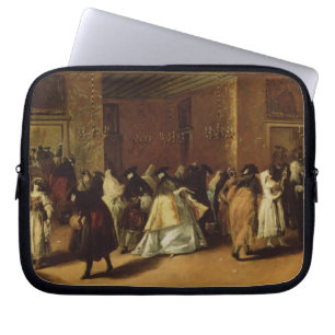 Masked Meeting Laptop Sleeve