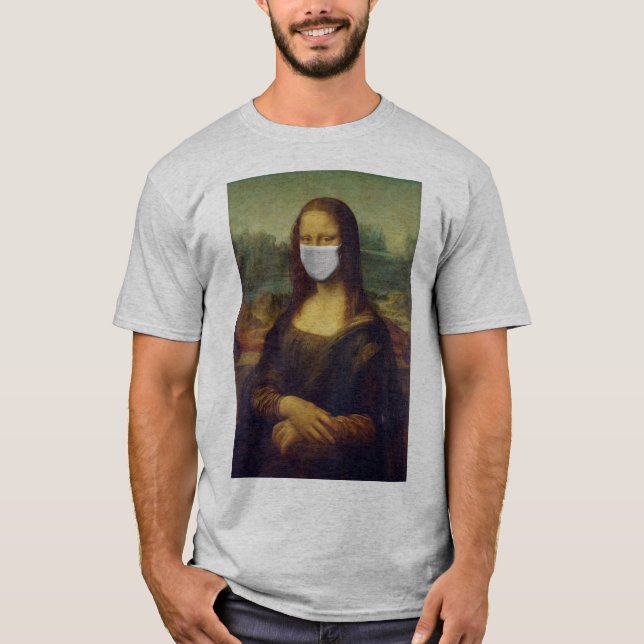 Masked Mona Lisa 2020 T-Shirt (Front)