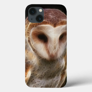 Masked Owl Fractal iPhone 13 Case