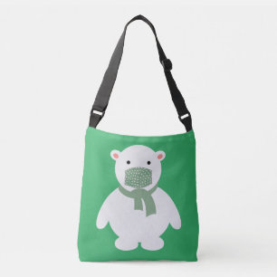 Masked Polar Bear Crossbody Bag