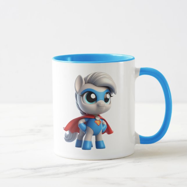 Masked pony, fearless hero. mug (Right)