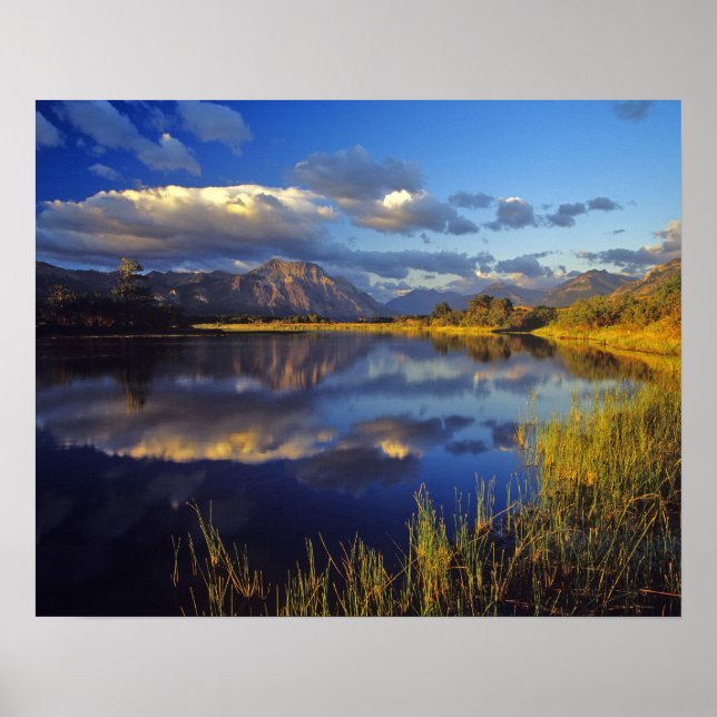 Maskinonge Lake in Waterton Lakes National Park 3 Poster (Front)