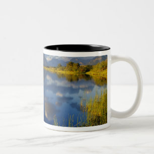 Maskinonge Lake in Waterton Lakes National Park Two-Tone Coffee Mug