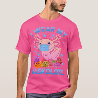 Maskolotl Cute Axolotl Youth ns Salamander T-Shirt