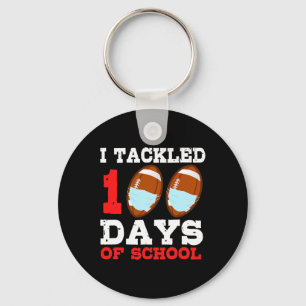 Masks Fun 100 Days Of School Teacher Boy Key Ring