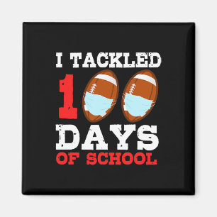 Masks Fun 100 Days Of School Teacher Boy  Magnet