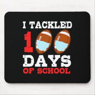Masks Fun 100 Days Of School Teacher Boy Mouse Pad