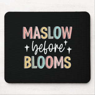 Maslow Before Bloom Autism Awareness Special Educa Mouse Pad