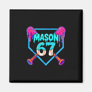 Mason 67 Funny Ice Cream Drip Sell Meme Design Magnet