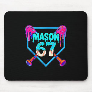 Mason 67 Funny Ice Cream Drip Sell Meme Design Mouse Pad