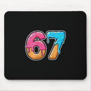 Mason 67 Ice Cream Drip Meme Six Seven Funny (on C Mouse Pad