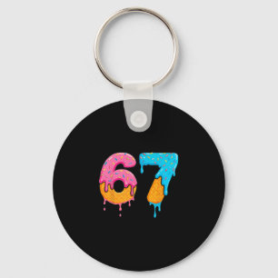 Mason 67 Ice Cream Drip Meme Six Seven Key Ring