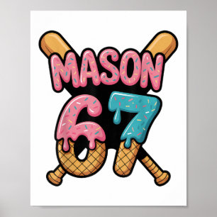 Mason 67 Ice Cream Drip Sell  Poster