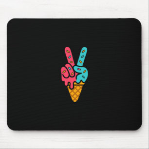 Mason 67 Ice Cream Halloween Funny Six Seven Meme Mouse Pad