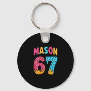 Mason 67 Ice Cream Meme Funny Six Seven (on Ck)  Key Ring