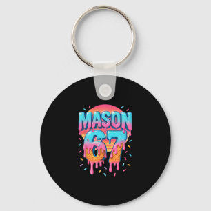 Mason 67 Meme Ice Cream Sell Drip 6 7 Six Seven 6- Key Ring