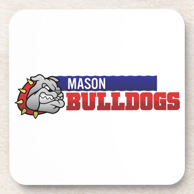 Mason Bulldogs #3 Coaster (Front)