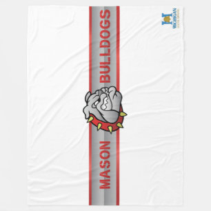 Mason Bulldogs #4 Fleece Blanket