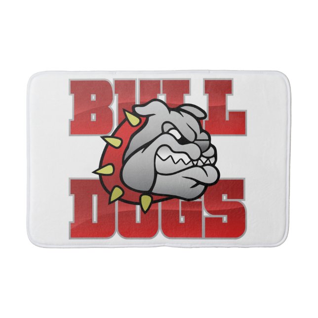 Mason Bulldogs #5 Bath Mat (Front)